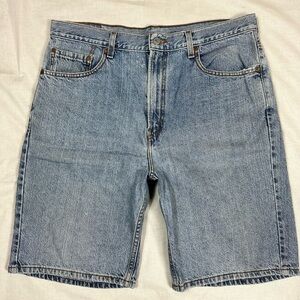 Levi's Y2K Womens High Waisted Light Blue Jean Shorts